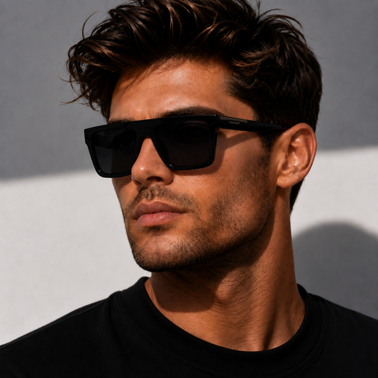 Ochelari de Soare Negri Moderni UV400