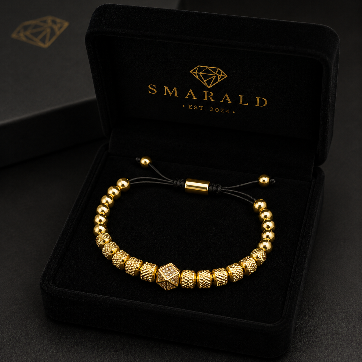 Brățară Empire Cube – Placată cu Aur 18K