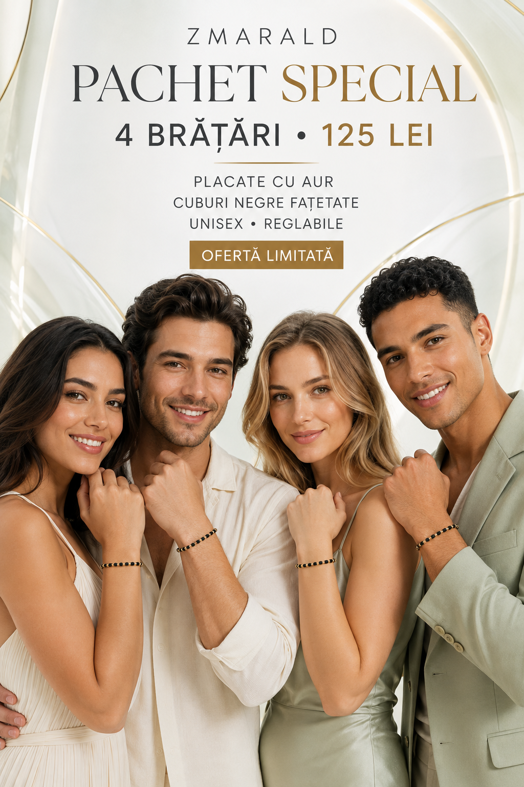 Set 4 Bratari Cub - Pachet Special 125 Lei