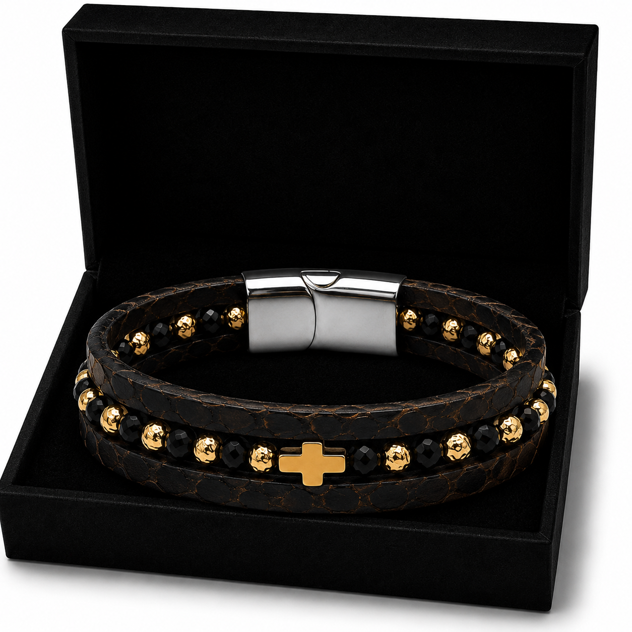 Brățară God 2 cu Piele de Piton