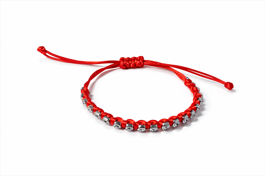 Brățară Reglabilă cu Șnur și Pietre din Zirconiu Strălucitoare - Mărțișor Elegant