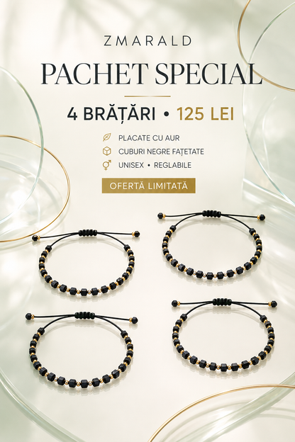 Set 4 Bratari Cub - Pachet Special 125 Lei
