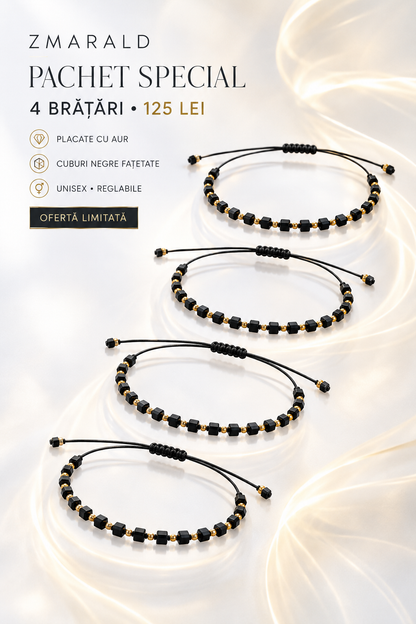 Set 4 Bratari Cub - Pachet Special 125 Lei