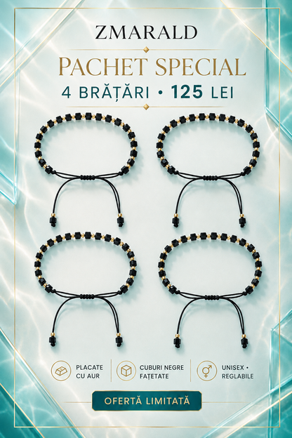 Set 4 Bratari Cub - Pachet Special 125 Lei