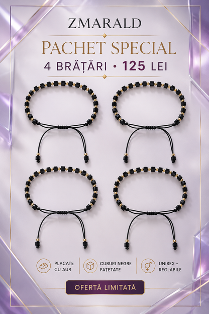 Set 4 Bratari Cub - Pachet Special 125 Lei