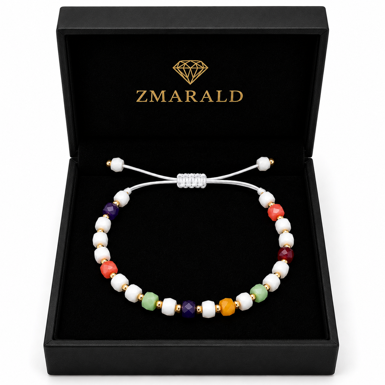 1+2 GRATIS Brățară cu Șnur Placată cu Aur 18k Stil Cub - Multicolor