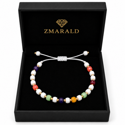 1+2 GRATIS Brățară cu Șnur Placată cu Aur 18k Stil Cub - Multicolor