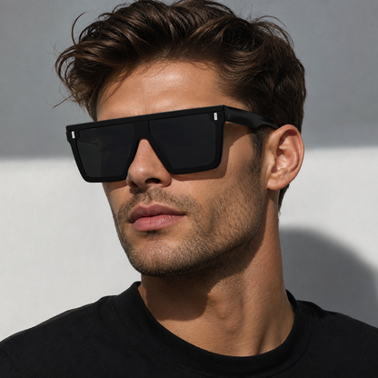 Ochelari de Soare Negri Oversized UV400