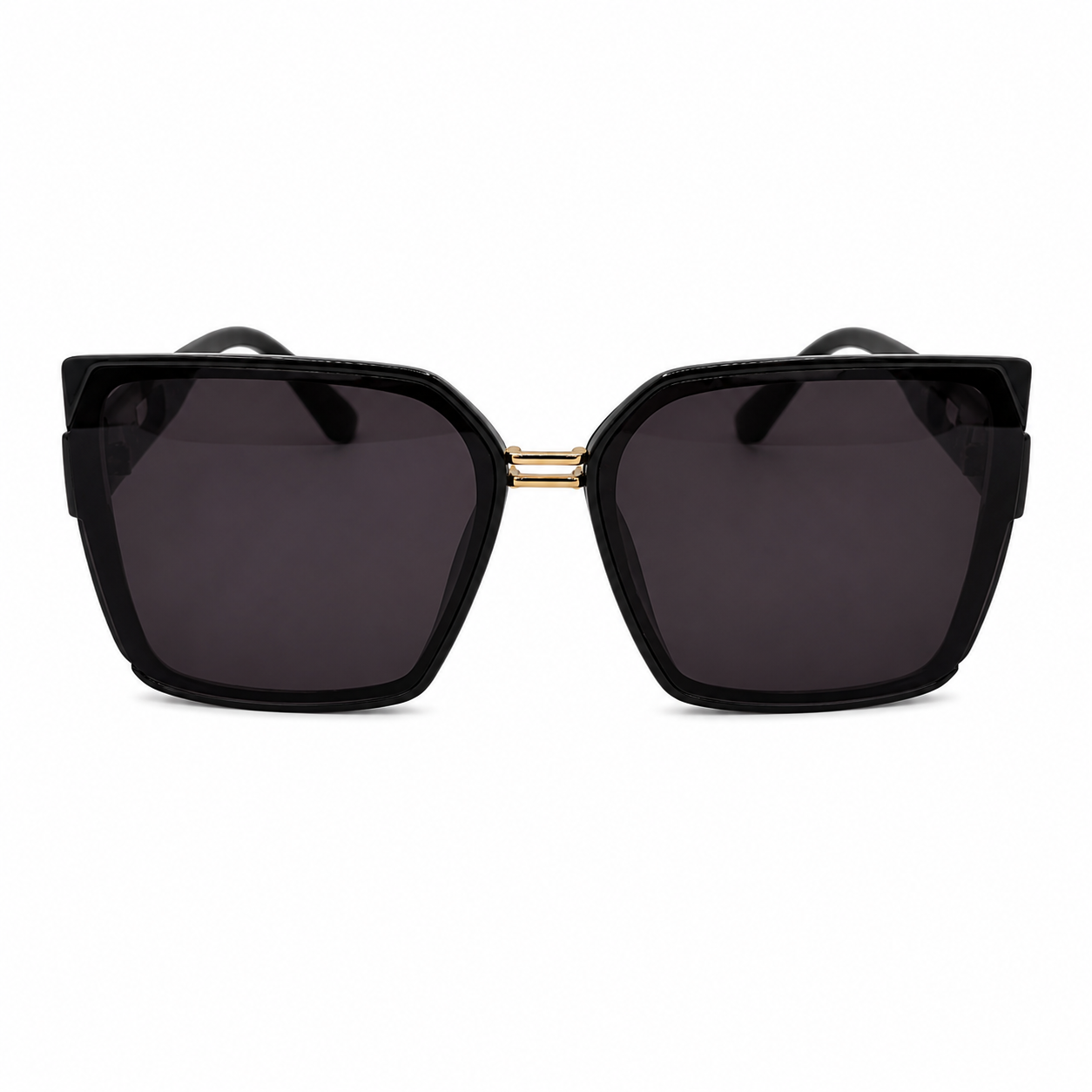Ochelari de Soare Negri Oversized UV400