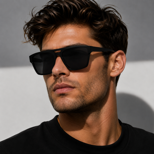 Ochelari de Soare Negri Moderni UV400