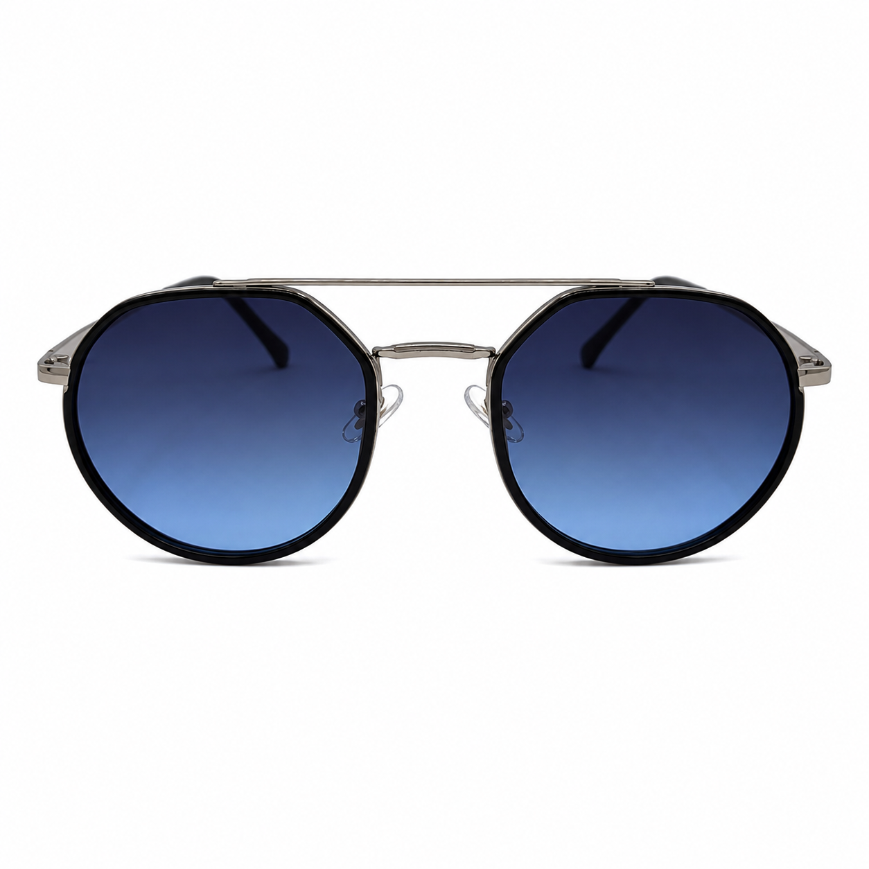 Ochelari de Soare Rotunzi cu Lentile Albastre UV400