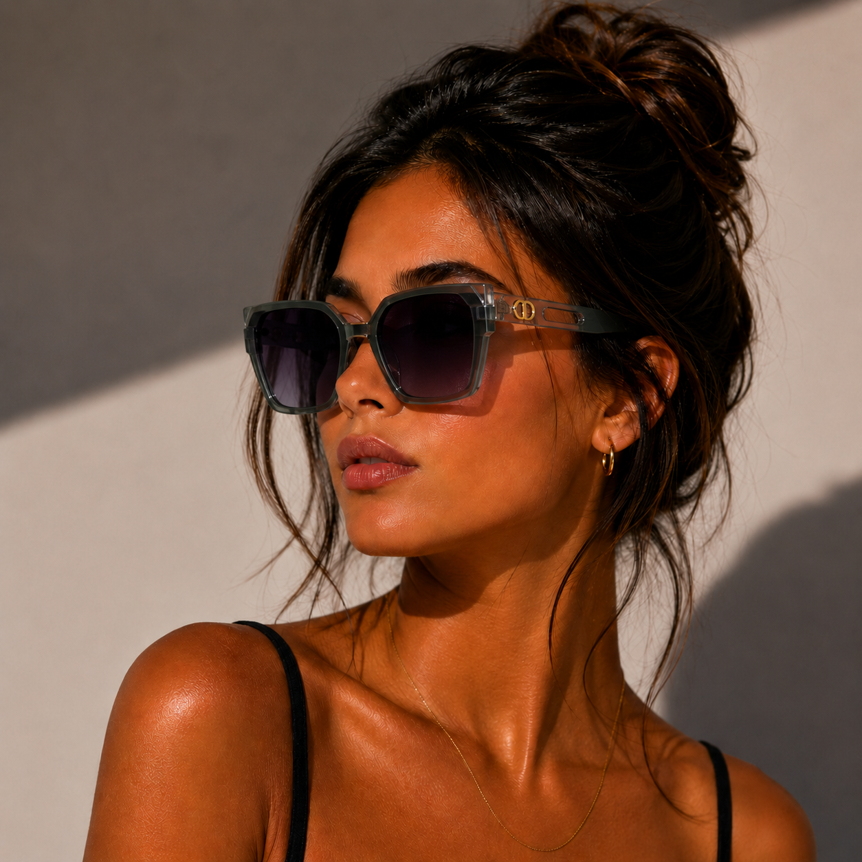 Ochelari de Soare Transparanți cu Lentile Degrade UV400