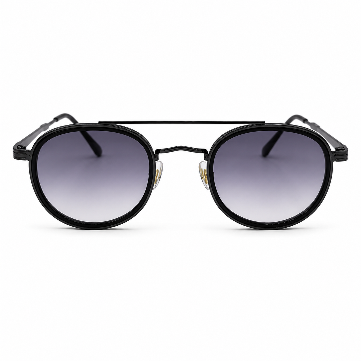 Ochelari de Soare Rotunzi Negri UV400