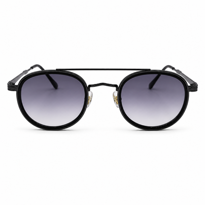 Ochelari de Soare Rotunzi Negri UV400