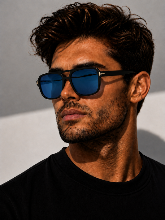 Ochelari de Soare Sport cu Lentile Albastre UV400