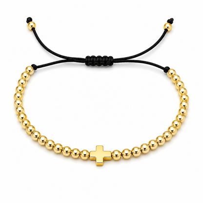 Bratara Aurie cu Cruce Placata cu AUR 18K