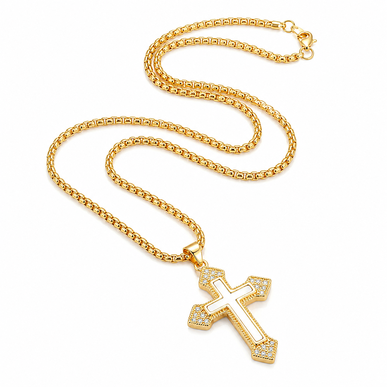 Lănțișor Divine Gold Cross