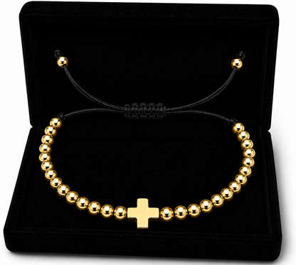 Bratara Aurie cu Cruce Placata cu AUR 18K