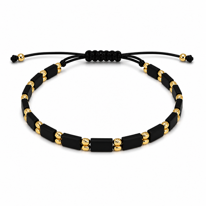 Brățară cu Mărgele Placata cu aur
