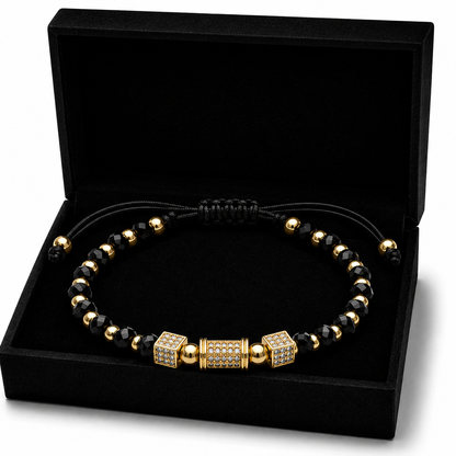 Bratara cu pandativ tip Casetute Placata cu AUR 18K