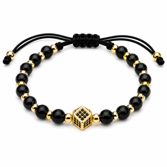 Bratara cu Pandantiv tip Cub Placata cu AUR 18K