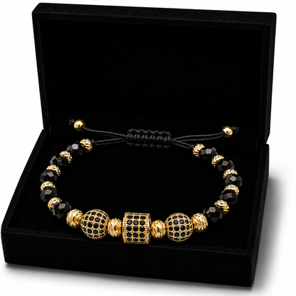 Bratara cu 3 Pandative Placata cu AUR 18K