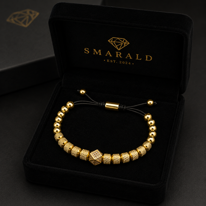 Brățară Empire Cube – Placată cu Aur 18K