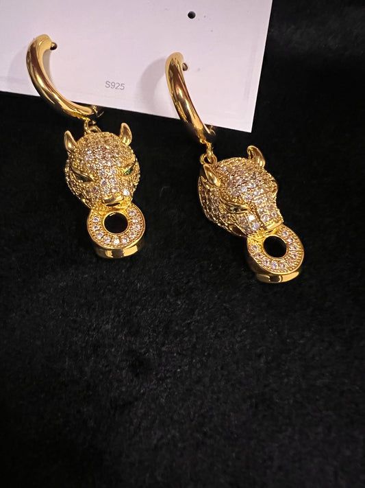 Cercei Panther Aurii