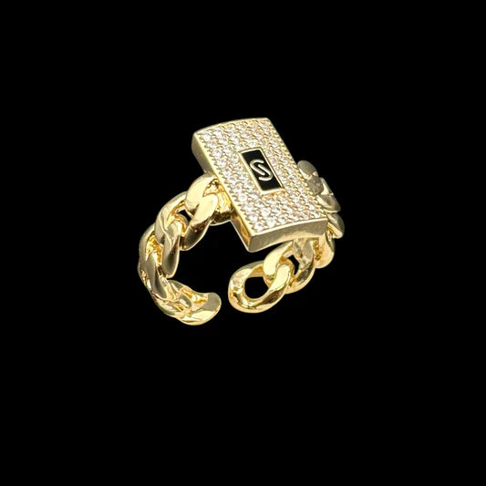 Inel Cuban Auriu Universal