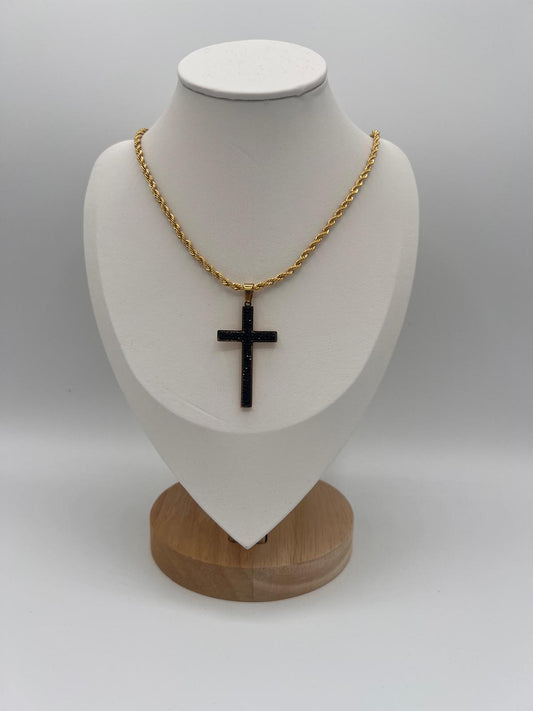 Lănțișor Midnight Faith Cross
