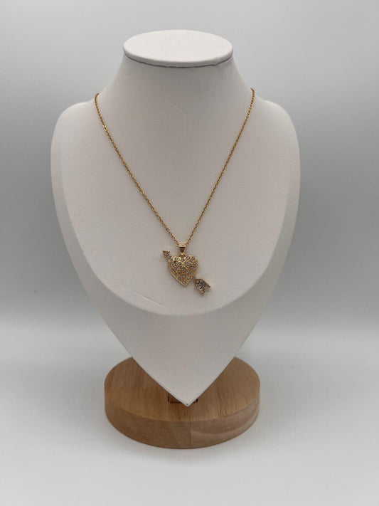 Lănțișor Golden Love Arrow Heart
