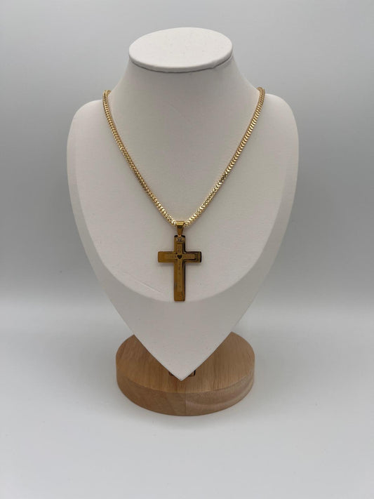 Lănțișor Golden Faith Cross