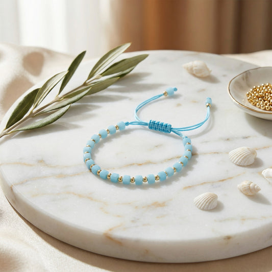 1+2 Gratis! Bratara Cub Albastru Deschis