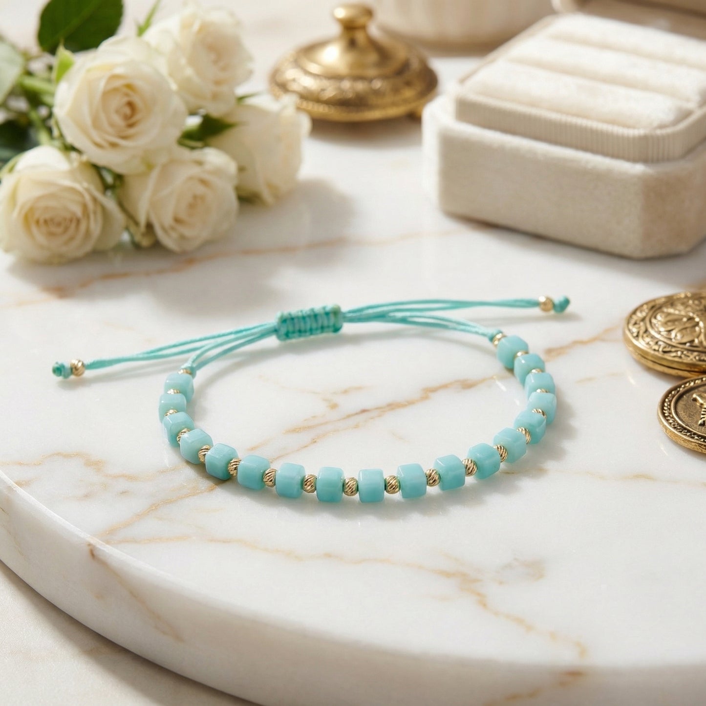 1+2 Gratis! Bratara Turcoaz Cub