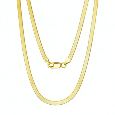 Set cu Lant si Bratara Una Vida Snake Gold for Men